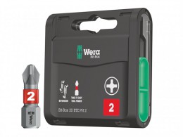 Wera Bit-Box 20 BiTorsion Bits PH2 x 25mm 20 Piece £34.99